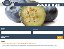 Tablet Screenshot of internationalblueberry.org